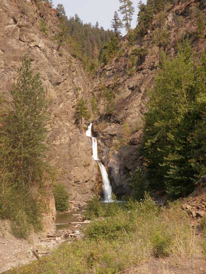 Vancouver hiking trails South Chilcotin waterfall
